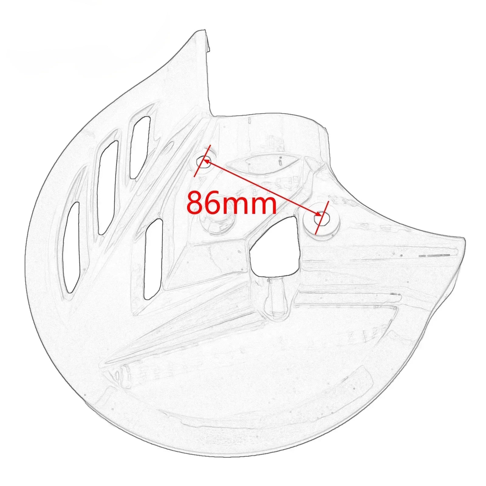 Cubre disco de Freno